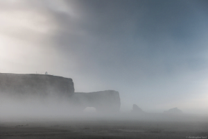 Chris lund dyrholaey in south Iceland