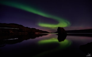 Northern lighst by Halldor Kolbeins