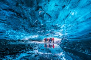 Front page header Blue Ice Cave in Iceland